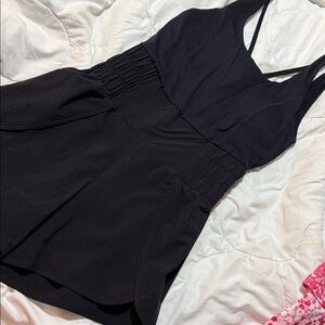 Altar'd State Black Strappy Dress